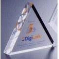 Lucite Triangle Award (4"x3 1/2"x7/8")